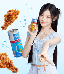 리브의 나랑드사이다 파인애플 공식 화보